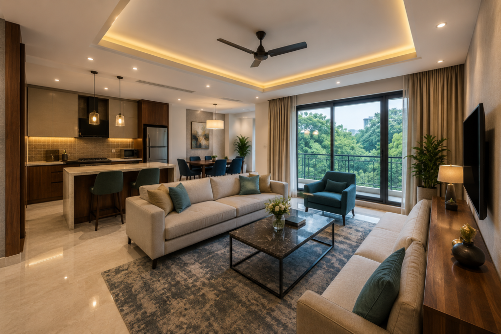 Friendly Service Apartments in South Delhi