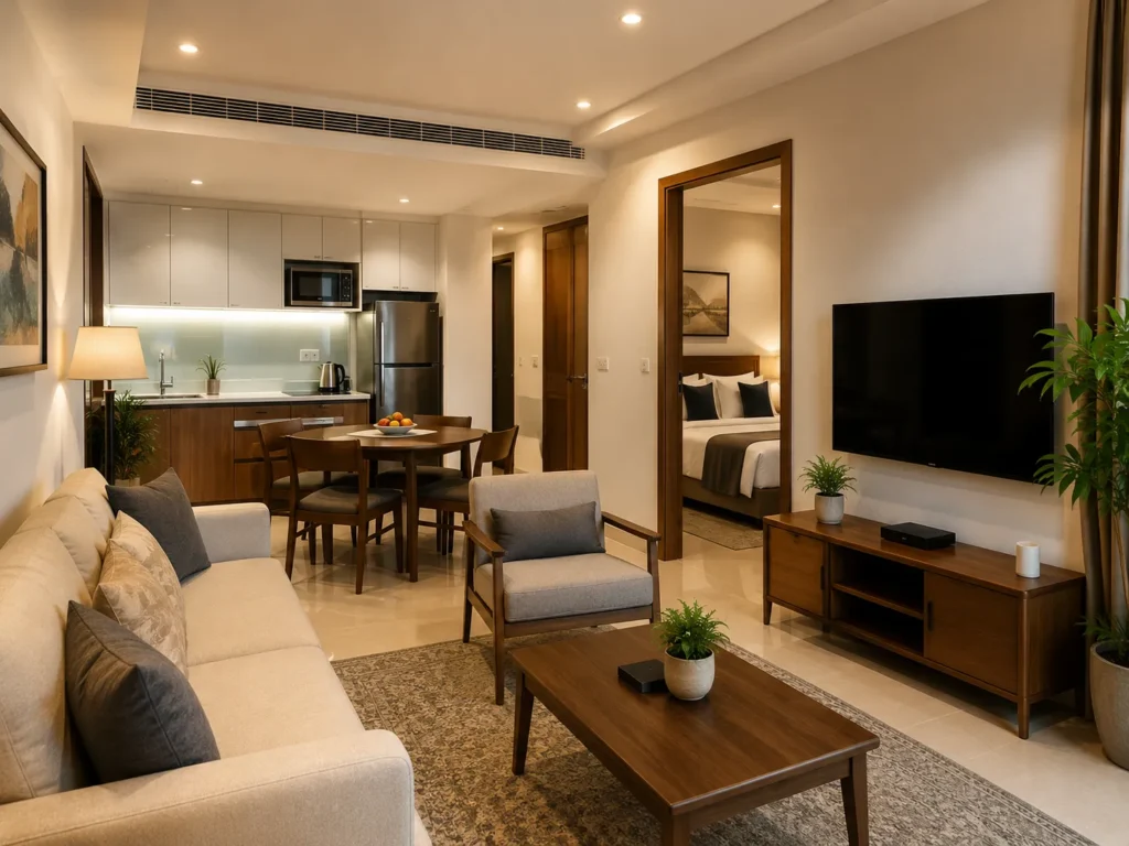 Service Apartments in Delhi Better than Hotels